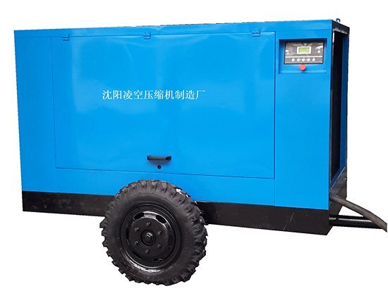 電動(dòng)機驅動(dòng)移動式(shi)螺桿機(ji)